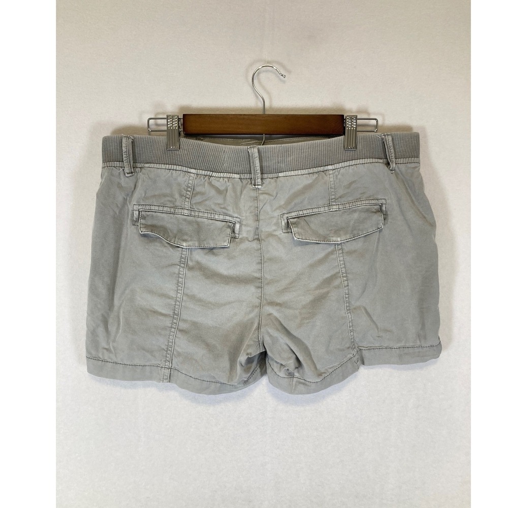 Utility Sonoma Goods For Life Womens 12 Gray Ribbed Waist Cargo Shorts - Picture 2 of 9